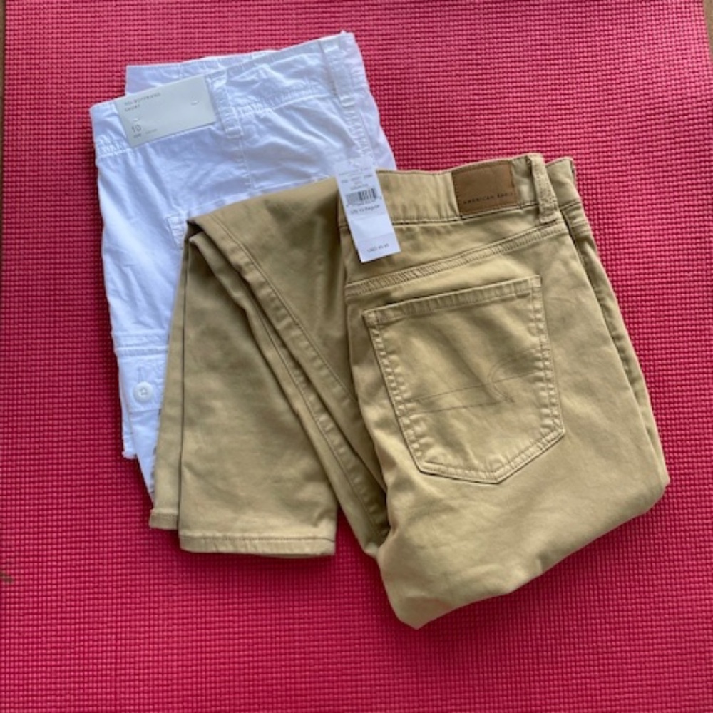New American Eagle Outfitters pants & shorts (combo ) size 10